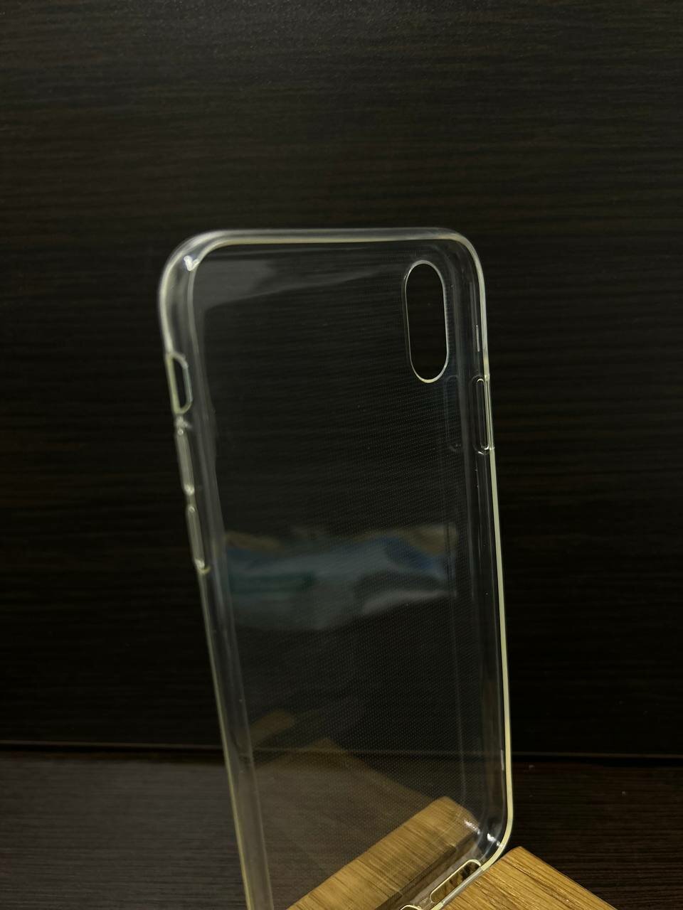 Чехол для iPhone XS Max прозрачный — фото 1