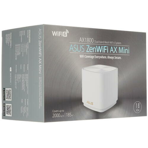 Беспроводная Wi-Fi Mesh система ASUS ZenWiFi AX Mini XD4 (W-1-PK) белый (XD4 (W-1-PK)) — фото 9