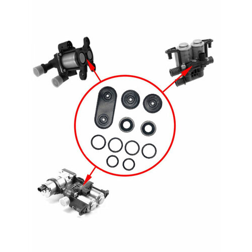 Ремкомплект клапанов печки Mercedes-Benz W140, C140