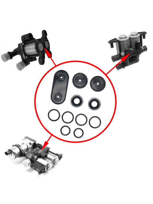 Ремкомплект клапанов печки BMW E39, E38, E53, E34, E32, E31, E65, E66, E60, E61, E63, E64