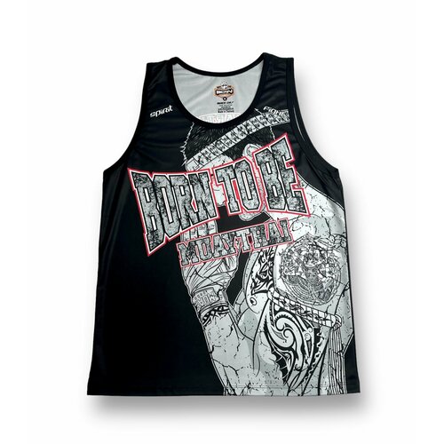 Футболка Born to be Muaythai, размер S, черный