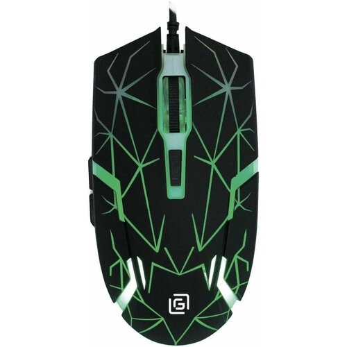 Мышь Oklick 701G игровая оптическая проводная USB черный 1884623 115900₽