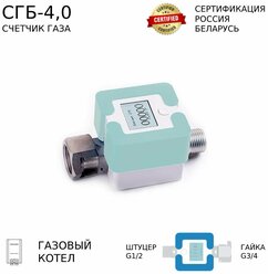 Счетчик газа СГБ-4,0 Г-Ш/мята