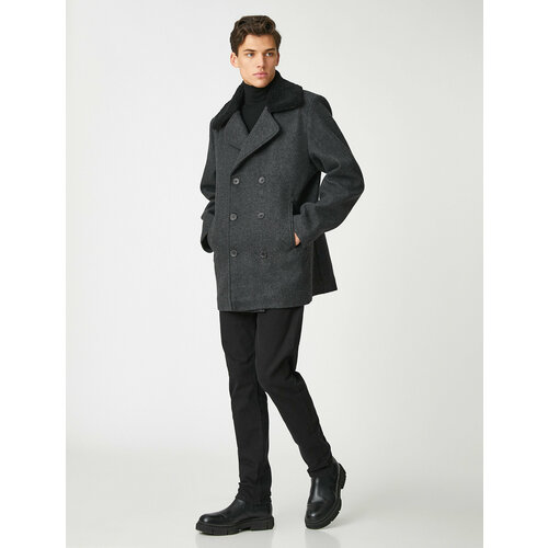 Пальто KOTON, размер 52, серый