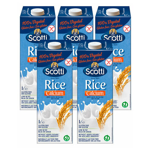 Рисовый напиток Riso Scotti с кальцием 1 л. - 5 шт.