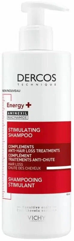 DERCOS AMINEXIL Тонизирующий шампунь против выпадения волос 400мл