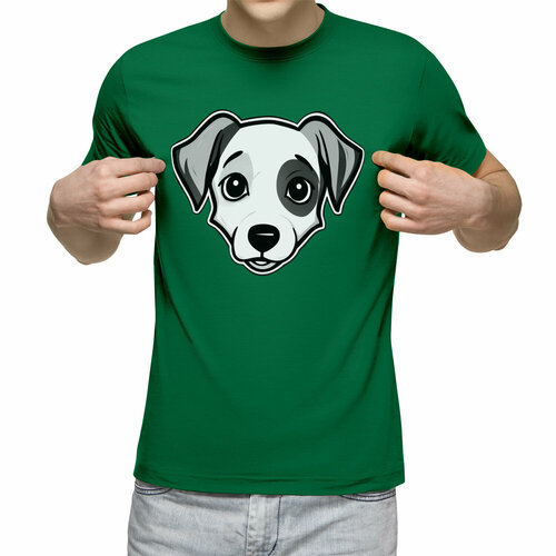 фото Футболка us basic, размер xl, зеленый