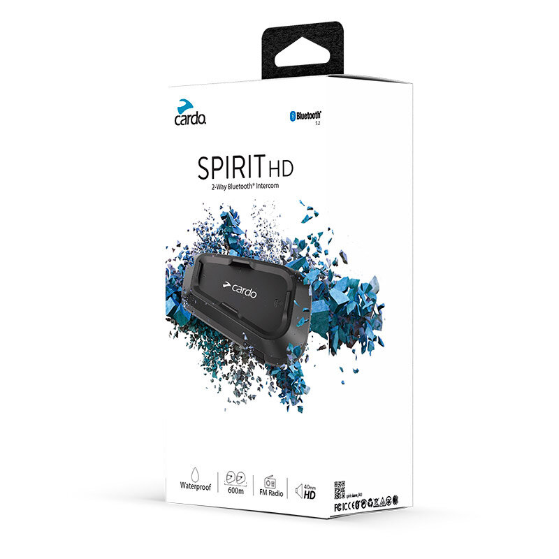 CARDO SPIRIT HD SINGLE Мотогарнитура Bluetooth 5.2 — фото 3