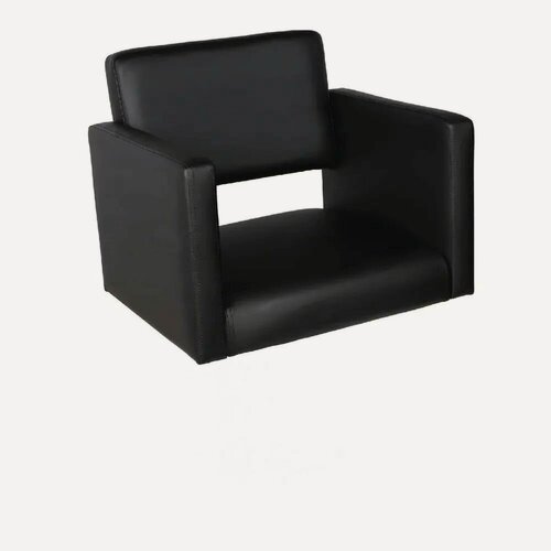 Изображение товара Парикмахерское кресло "Кубик II", черный - без основания, с площадкой