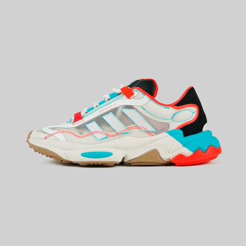 фото Кроссовки adidas originals ozweego, размер 36 eu, бирюзовый, красный