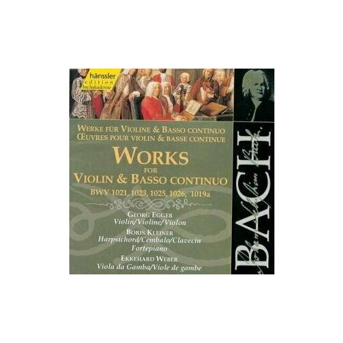 AUDIO CD BACH, J.S: Works for Violin and Basso Continuo