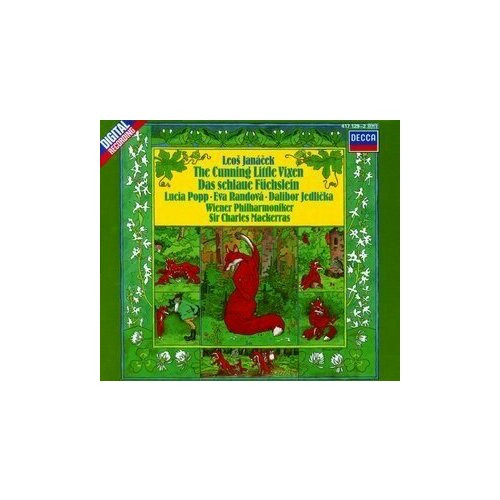 AUDIO CD Janacek: The Cunning Little Vixen. Lucia Popp, Dalibor Jedlicka, Wiener Philharmoniker, Charles Mackerras