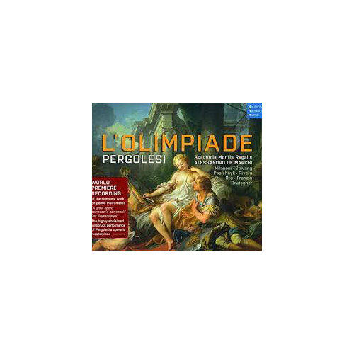 AUDIO CD Pergolesi: L'Olimpiade - de Marchi, Alessandro. 3 CD audio cd pergolesi la serva padrona by giovanni battista pergolesi 1 cd