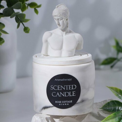 Свеча в бетоне ароматическая Шангрила соевый воск 2110₽