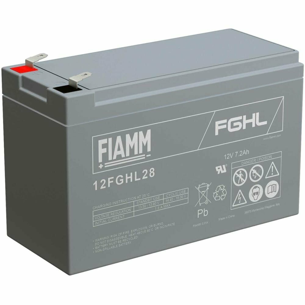 FIAMM Аккумуляторная батарея 12В - 7,2Ач 12FGHL28