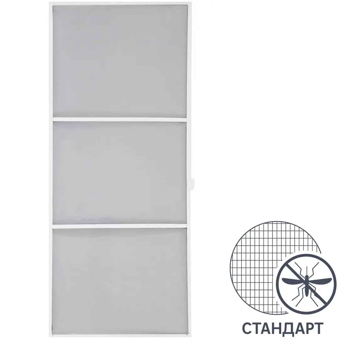 фото Рамочная москитная сетка Artens для двери 210х90 см белая (комплект для сборки)