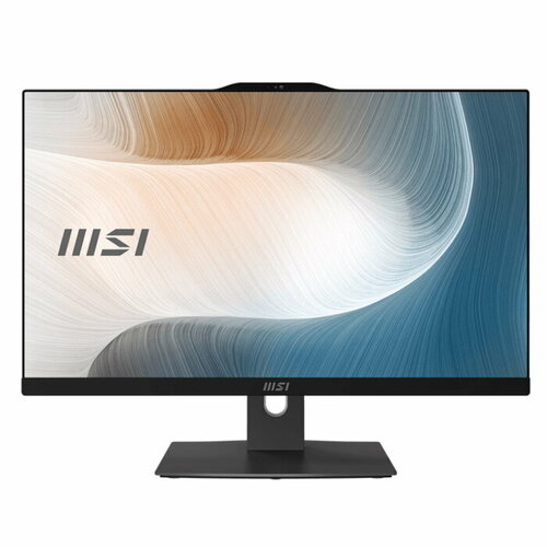 *Моноблок MSI Modern AM242TP 12M AiO 23,8 FHD (1920x1080)IPS AG 10pts Touch, Core i5-1235U (1.3GHz), 16GB DDR4 (2x8Gb), 512GB SSD, Intel UHD, WiFi, BT, camera, WirelessKBamp; mouse Eng/ Rus, noOS,1y war-ty, Black (9S6-AE0711-697)