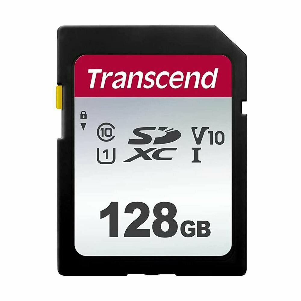 Карта памяти TRANSCEND 300S SDXC 128GB V30 TS128GSDC300S