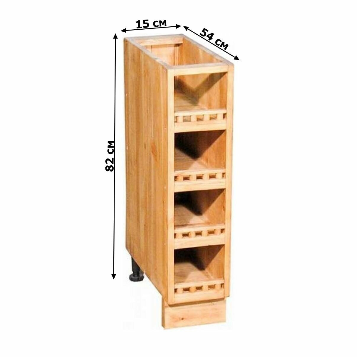 фото Шкаф-стол кухонный "Прованс" балюстрада № 21(150)15*54*82 см старение/воск