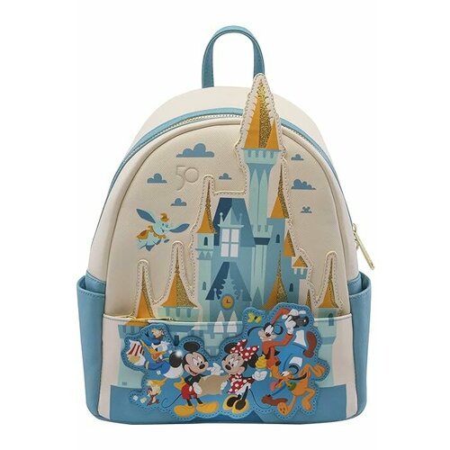 фото Сумка рюкзак loungefly в стиле 50-летия студии дисней walt disney world 50th