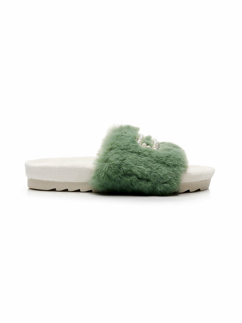 Тапочки mingul & meiyeon, размер 37, зеленый