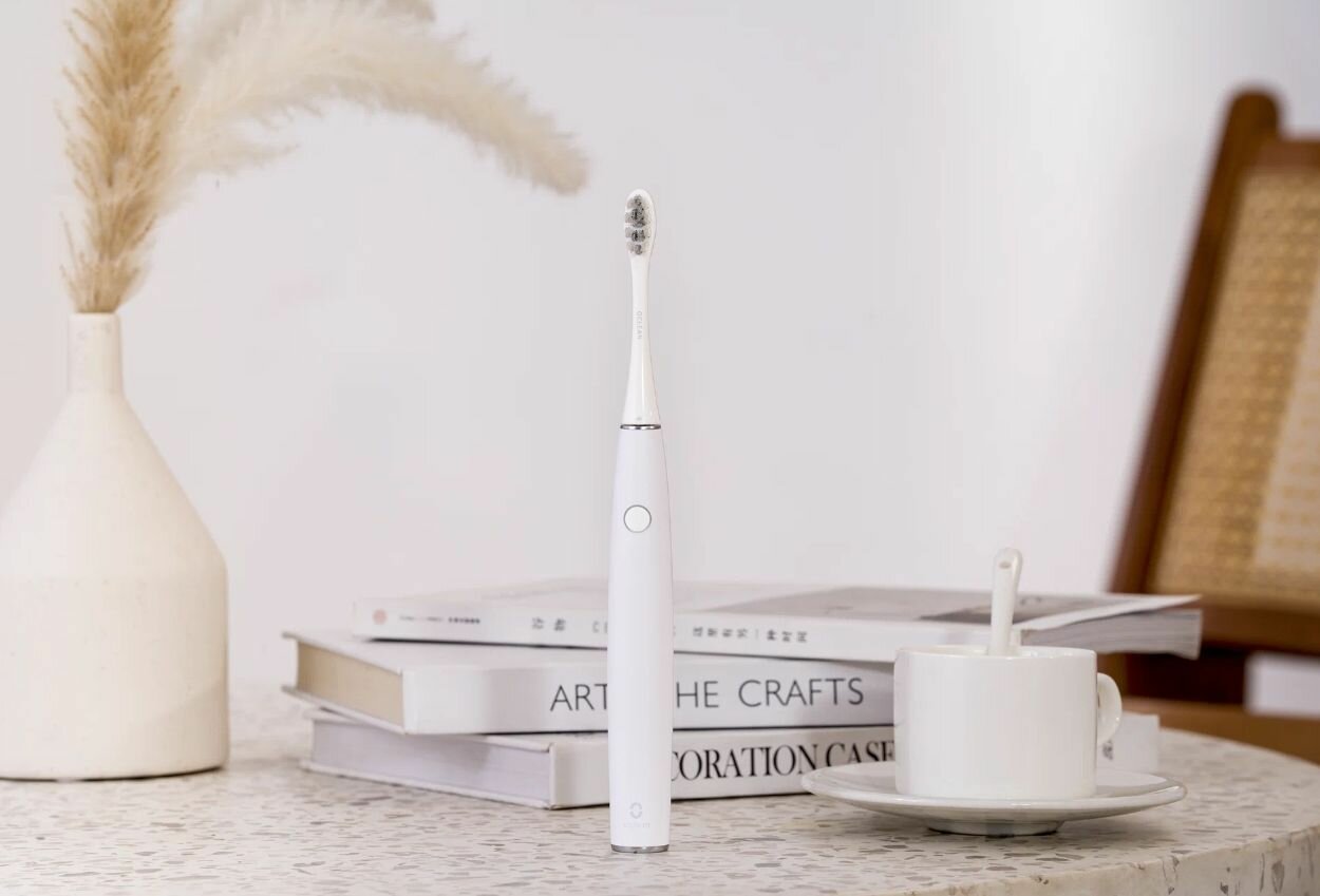 Электрическая зубная щетка Комплект Oclean Air 2T (Белый) - фото №16