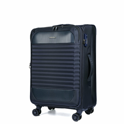 фото Умный чемодан fabretti trm2311-24-8, 45.9 л, размер m, синий