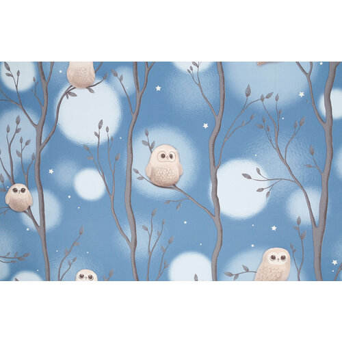 Обои детские (светятся в темноте)винил на флизелине KOF Brands Волшебный лес 66. 10,05*1,06м