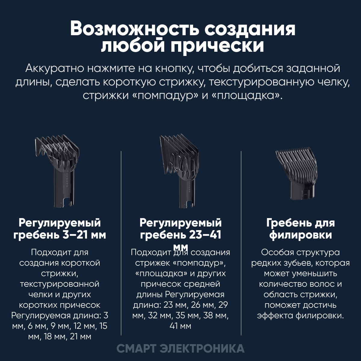 Машинка для стрижки Xiaomi Mijia Hair Clipper (LFQ02KL) - фото №13