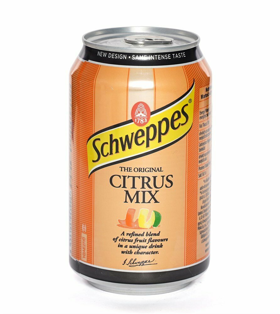 Schweppes Citrus Mix напиток газированный цитрусовый микс 330 мл