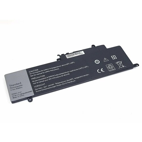 Аккумуляторная батарея для ноутбука Dell 3147 11.1V 43Wh черная OEM