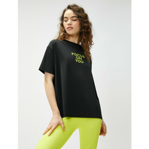 фото Футболка koton, размер s, черный