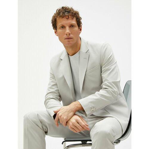 Пиджак KOTON, размер 50, серый