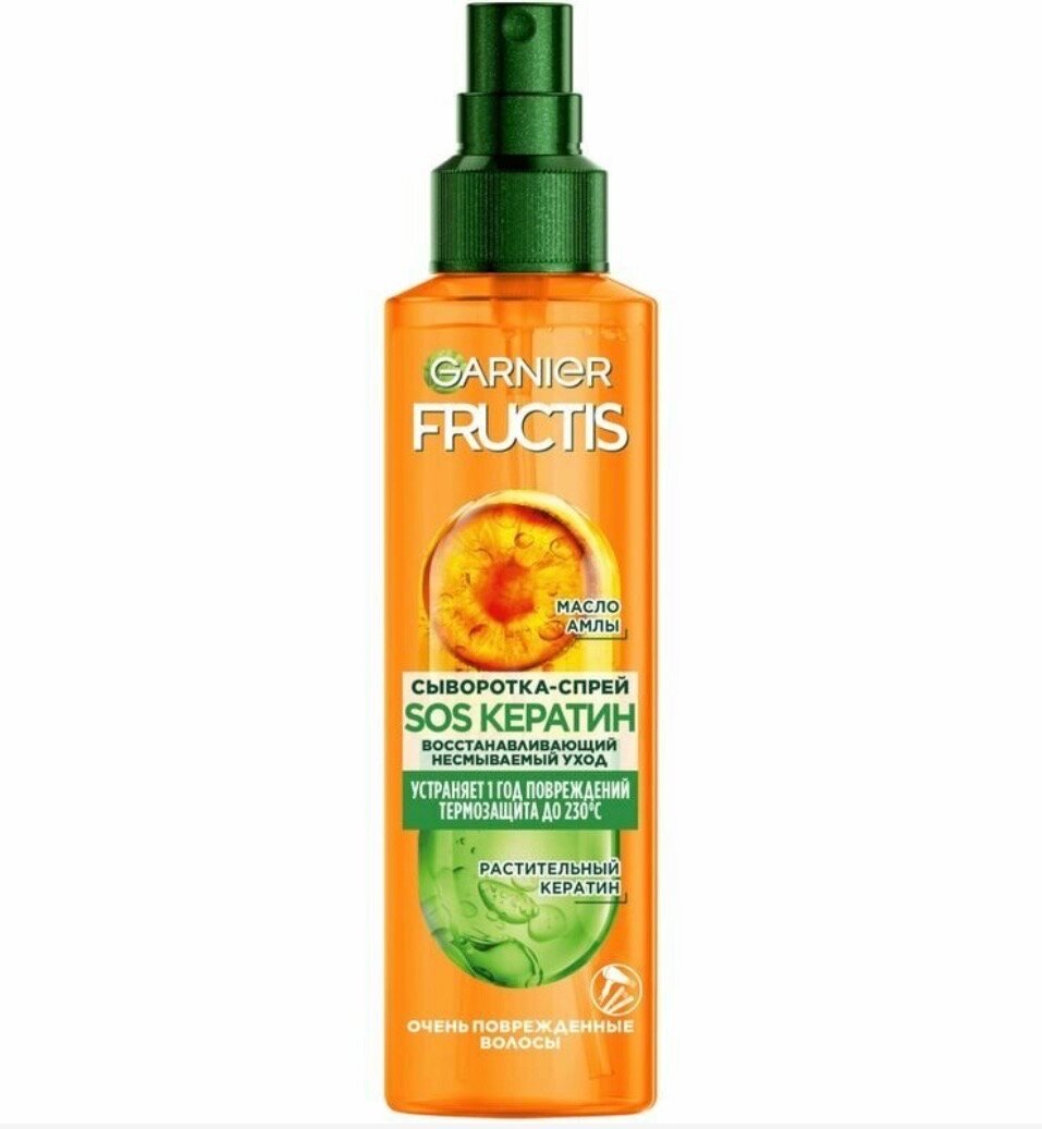 Сыворотка-спрей для волос Garnier Fructis SOS Кератин 200мл - фото №5