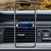 Фото #6 Автомобильный магнитный держатель для телефона в комплекте с пластинами 2 шт, автодержатель для смартфона универсальный, металлический, серебристый