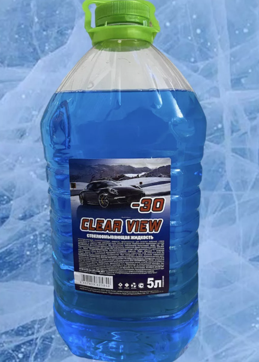 фото Жидкость стеклоомывающая незамерзающая -30С 5л 715412 (GLEID)