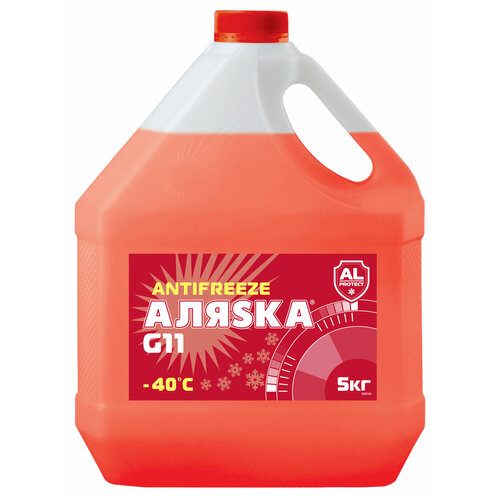 Антифриз Аляска red - 40 G11 5 кг DELFIN GROUP 5527 | цена за 1 шт