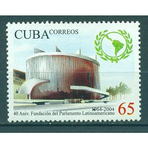 Почтовые марки Куба 2004г. 40-летие латиноамериканского парламента Политика MNH почтовые марки куба 2004г 45 летие министерства иностранных дел дипломатия mnh