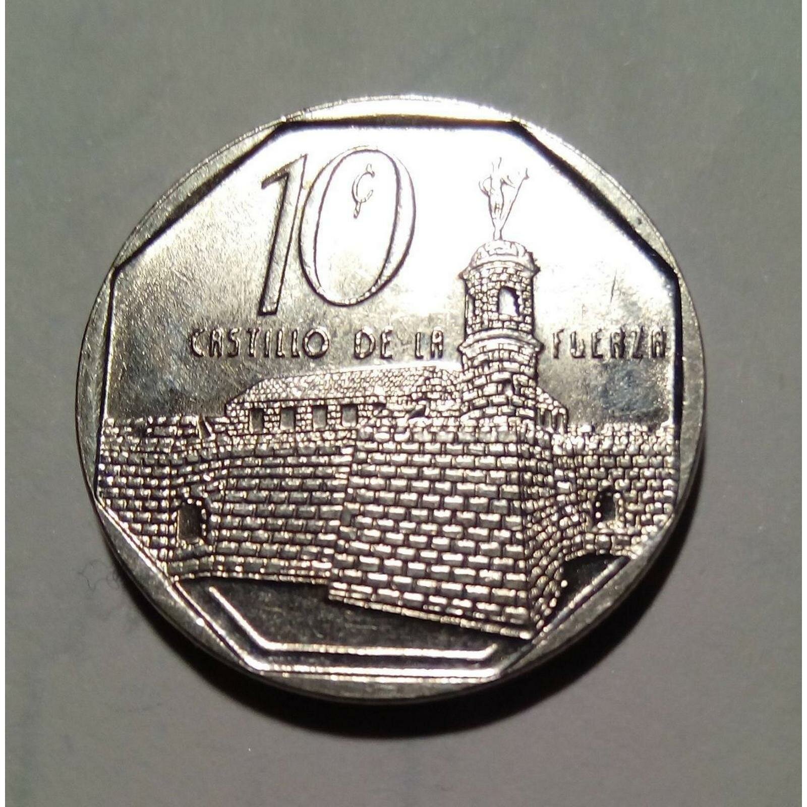 Монеты Куба 2009г. "CASTILLO DE LA FUERZA" Регулярный выпуск VF