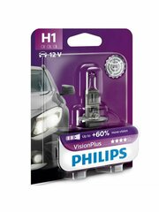 Галогенная лампа Philips H1 VisionPlus блистер 1шт 12258VPB1