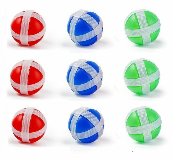 Мячики для детского мягкого дартса 9 шт, шарики для дартса, для мальчика и для девочки