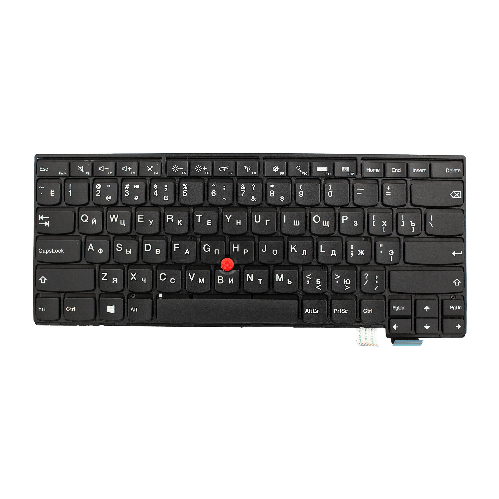 Клавиатура для ноутбука Lenovo ThinkPad T460s / ThinkPad T470s / ThinkPad 13 2nd Gen 20J1 / ThinkPad 13 2nd Gen 20J2 / ThinkPad 13 20GJ / ThinkPad 13 20GK - черная