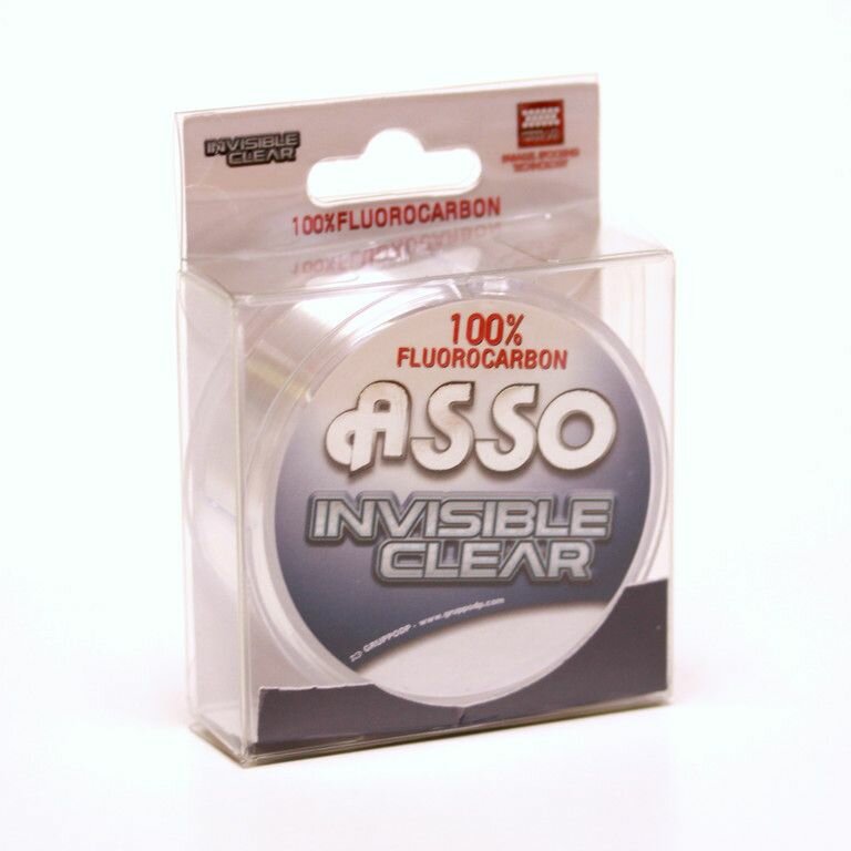 Леска ASSO Invisible Clear 100% FC 0.13mm 50m