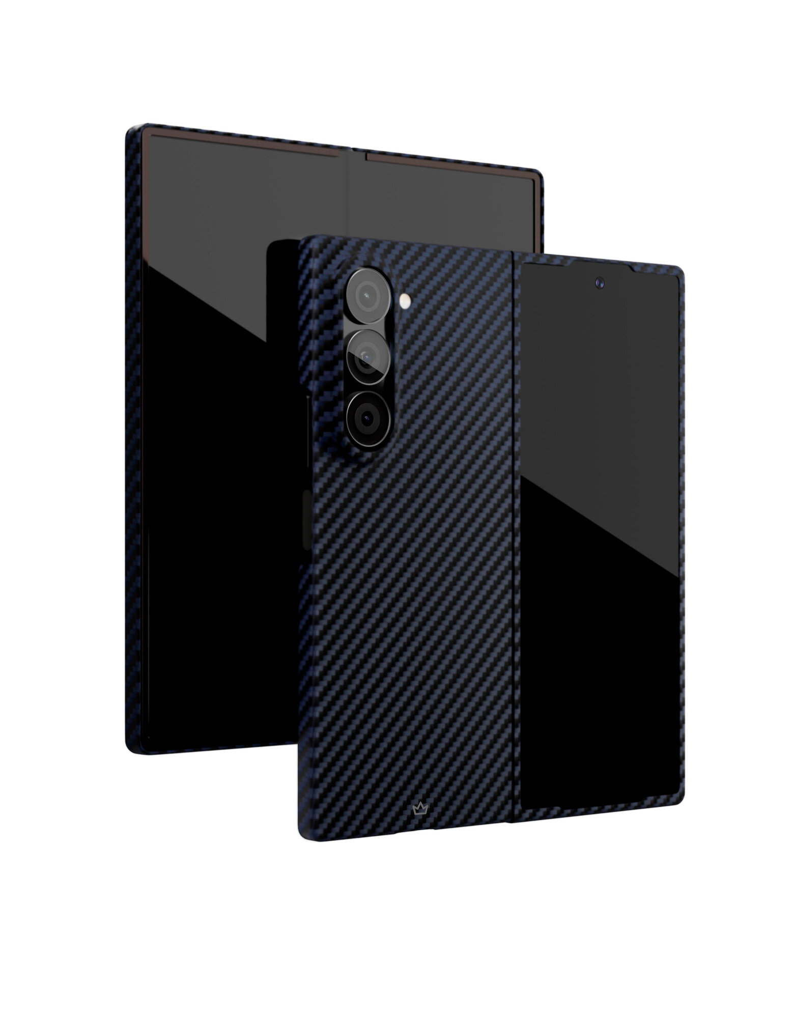 Чехол на Samsung Z Fold 6 Kevlar Case с MagSafe VLP, темно-синий — фото 1