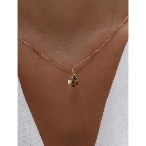 Подвеска Zlato, красное золото, 585 проба, размер 1.6 см., золотистый