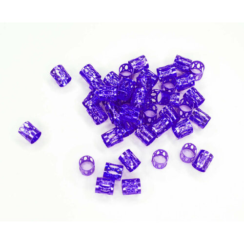 Hairshop Кольца зажимы для кос фиол 50 шт в уп Темно-фиолетовый 330₽