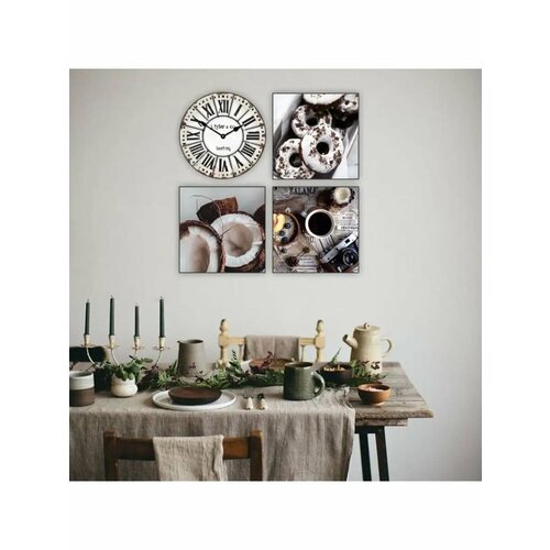 Картины на стену с часами 