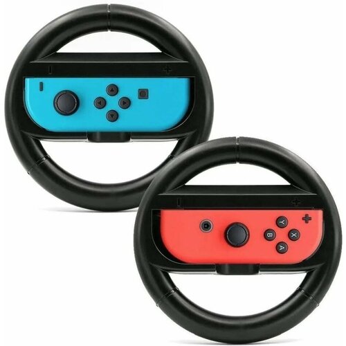 Набор из 2 джойконов Joy-con с держателем и накладным рулем для Nintendo Switch 2240₽