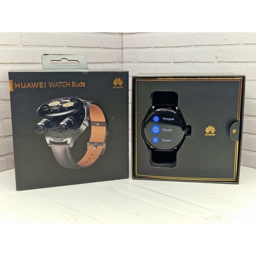 Умные часы HUAWEI Watch Buds 46 мм SGA-B19 черный 32610₽