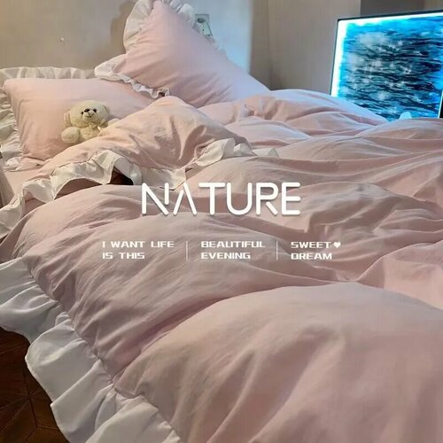 Комплект постельного белья Princess Style из хлопка 4 шт, 5, 150x200cm 3pcs